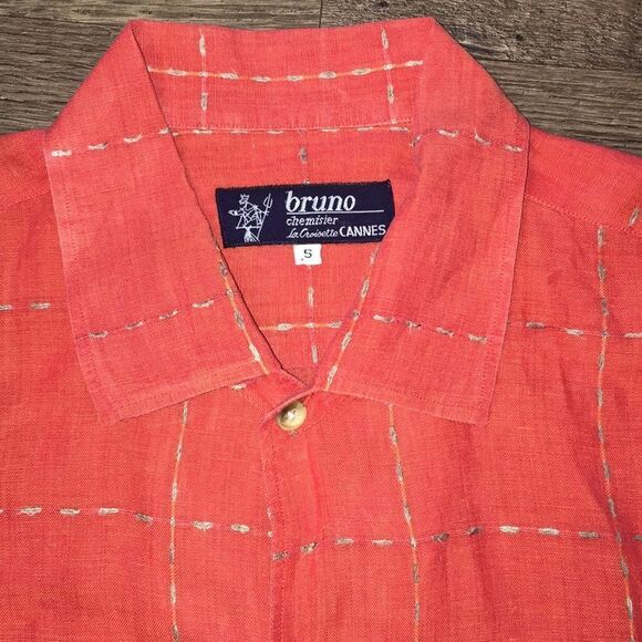 Bruno Other - French exceptional import 100% Linen by Bruno Cannes France Linen SS Shirt 5 XL